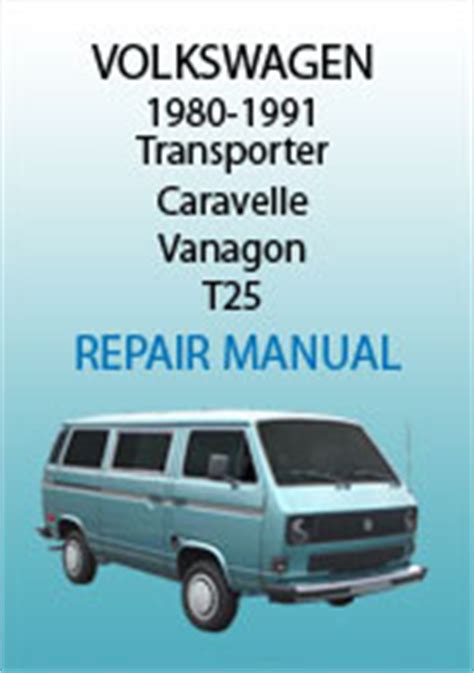 Vw Transporter T25 Manual